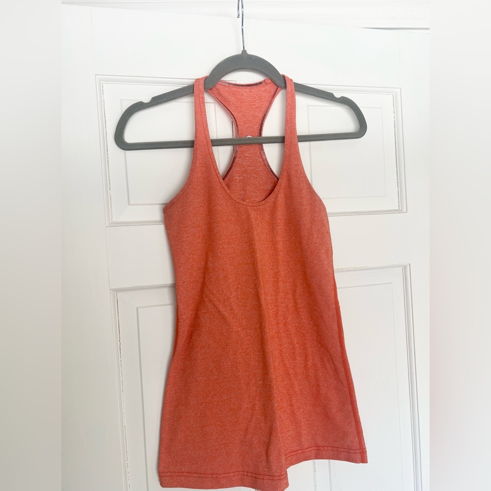 Lululemon Women's Orange Tank Top